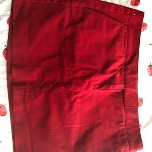 JCREW red skirt